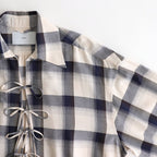 OMBRE CORDED SHIRT #NAVY OMBRE [25880503]