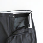 Melange Herringbone Pleated Wide Trousers #GRAY [GM261-40332]