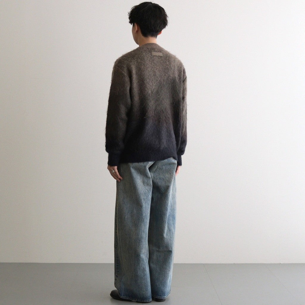 TWIST SEAM BAGGY VINTAGE DENIM JEANS #INDIGO [ST.1074]