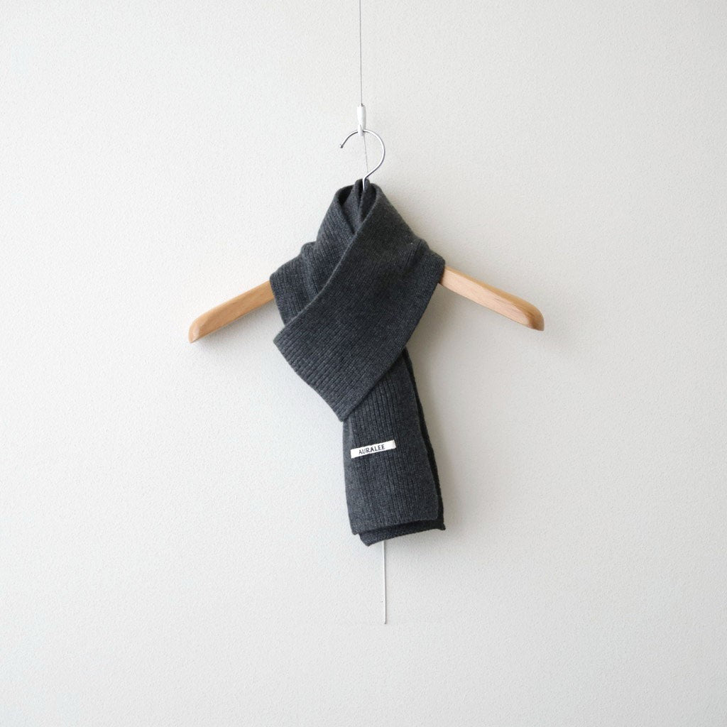 LIGHT CASHMERE KNIT STOLE #CHARCOAL [A26AM06CJ]