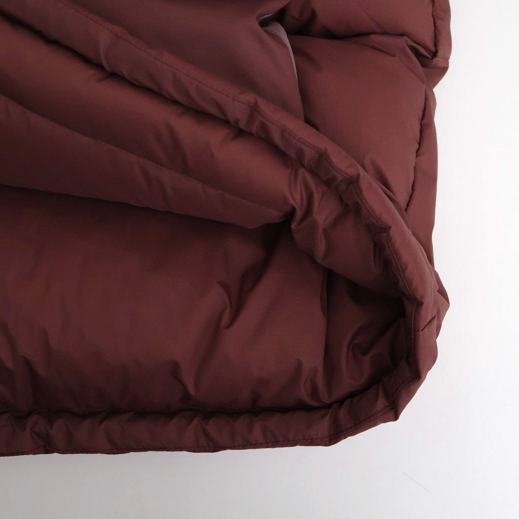 SUPER LIGHT NYLON RIPSTOP DOWN BLOUSON #BURGUNDY [A25AB01NL]