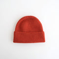 WASHABLE MERINO SEAMLESS BEANIE #TERRACOTTA [R5140-AW25]