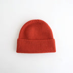 WASHABLE MERINO SEAMLESS BEANIE #TERRACOTTA [R5140-AW25]