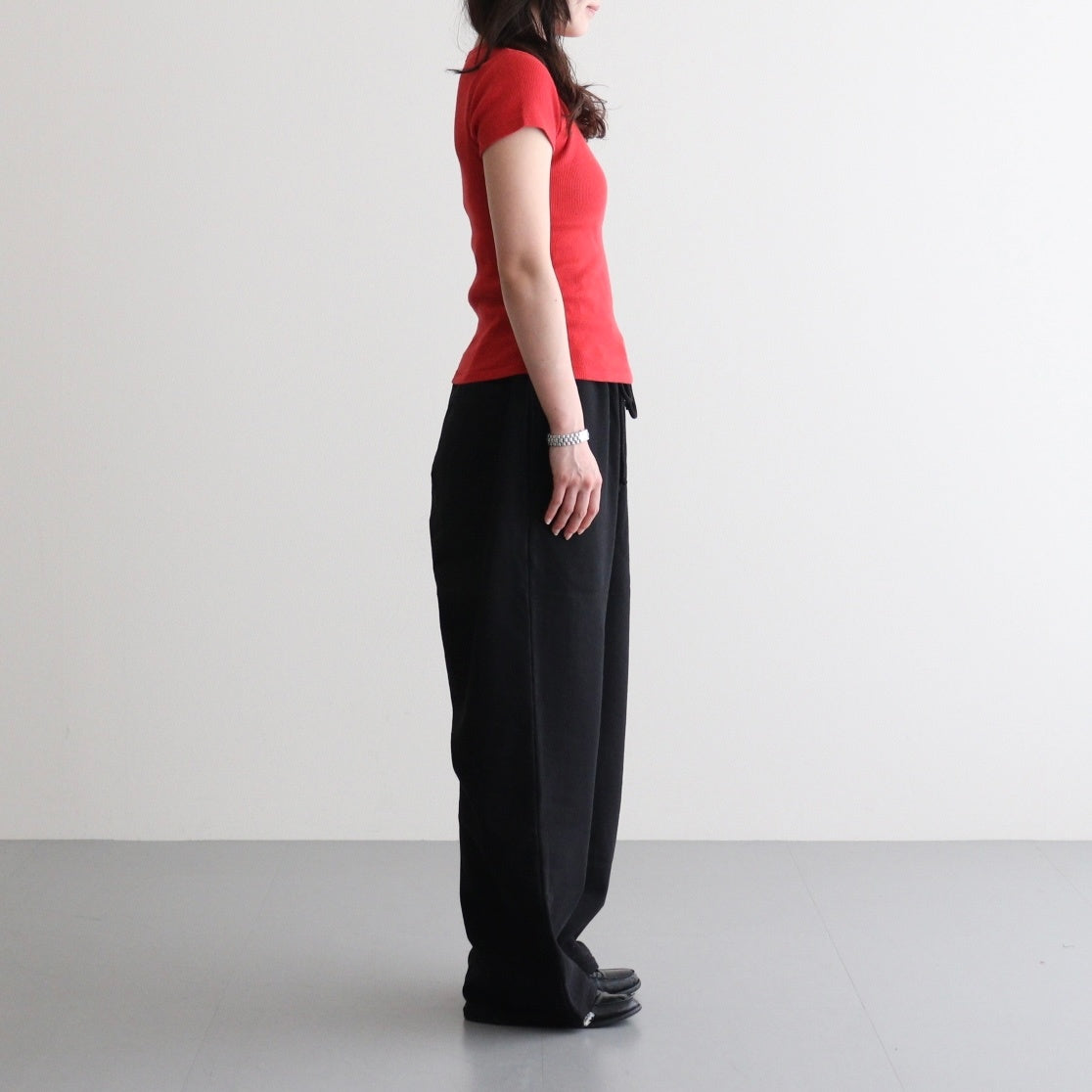 Gauze Teleco Tee #RED [I26SS-CUT2]