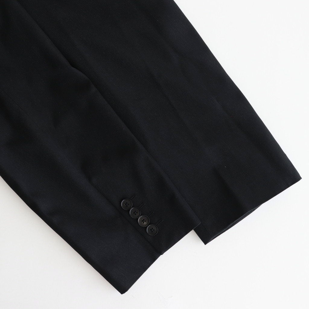 LIGHT WOOL MAX GABARDINE JACKET #TOP BLACK [A25AJ01MG]