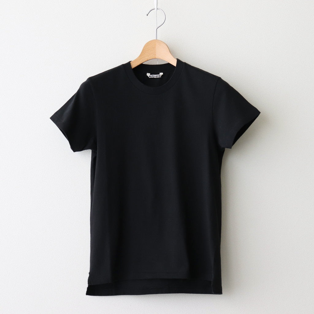 SEAMLESS CREW NECK TEE #BLACK [A00T04ST]