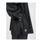 COOLFIBER OPEN COLLAR L/S SHIRT #BLACK [FSC241-50133]