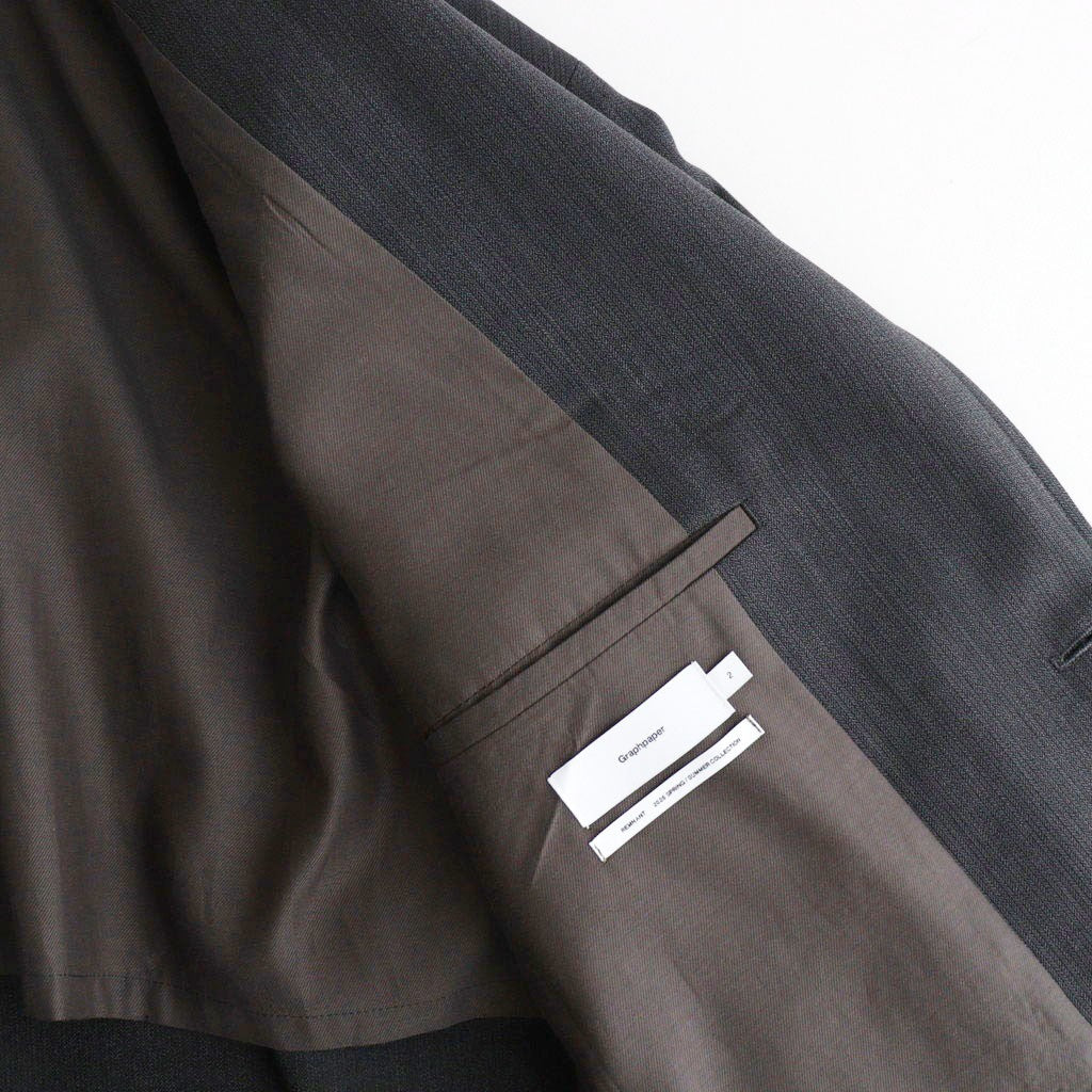 Melange Herringbone Sack Jacket #GRAY [GM261-20331]