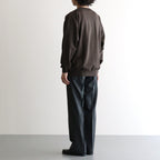 SUPER HIGH GAUGE SWEAT P/O #DARK BROWN [A26AP02CU]