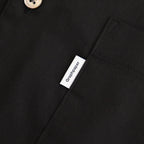Solotex Twill S/S Oversized Box Shirt #BLACK [GM251-50323B]
