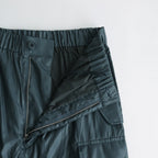 LEATHER LIKE POLYESTER CARGO PANTS #DUSTY GREEN [YK24SS0638P]