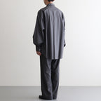 Melange Herringbone Stripe Chef Track Pants #GRAY [GM253-40335]