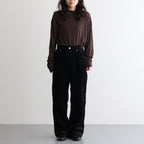 Chunky Corduroy Pants #BLK [12610703]