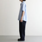 Button Shirt – Wide S/S #BLUE [11061113]