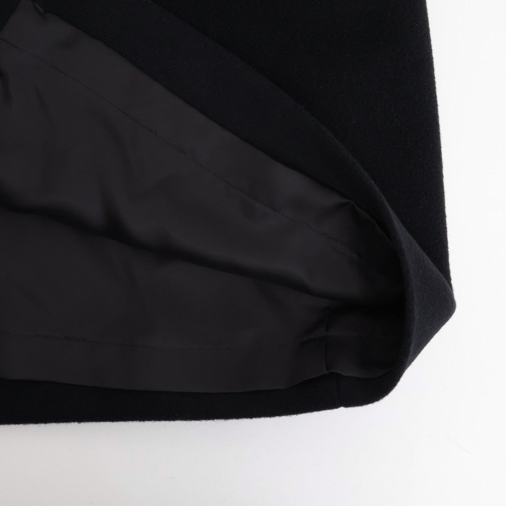 SUPER FINE WOOL MOSSER SOUTIEN COLLAR COAT #BLACK [A25AC01WM]