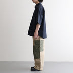ナイロンタッサー S/S シャツ #NAVY [HQ-B021-051]