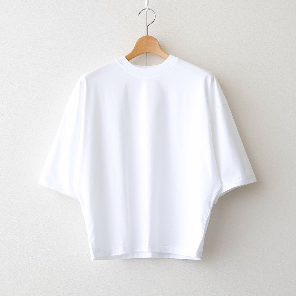 SUVIN 60/2 WIDE SLEEVE T-SHIRT #WHITE [KKAGLM0016]