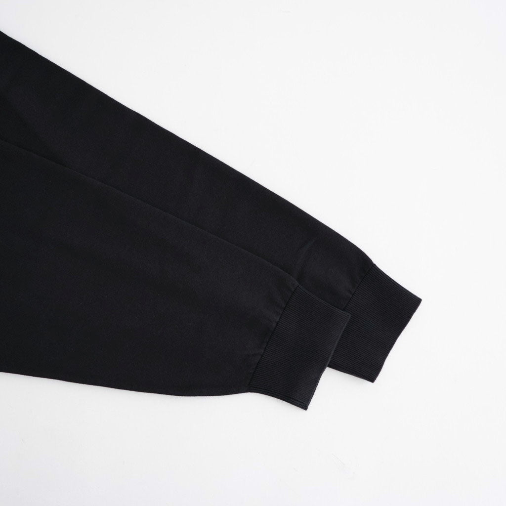 SMOOTH SUVIN HENRYNECK SWEATER #BLACK [KRAGLA0100]