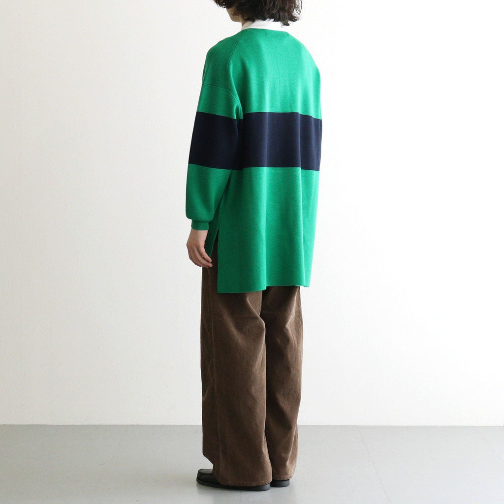 Rugby Shirt #GREEN×NAVY [I26AW-K8]