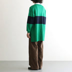 Rugby Shirt #GREEN×NAVY [I26AW-K8]