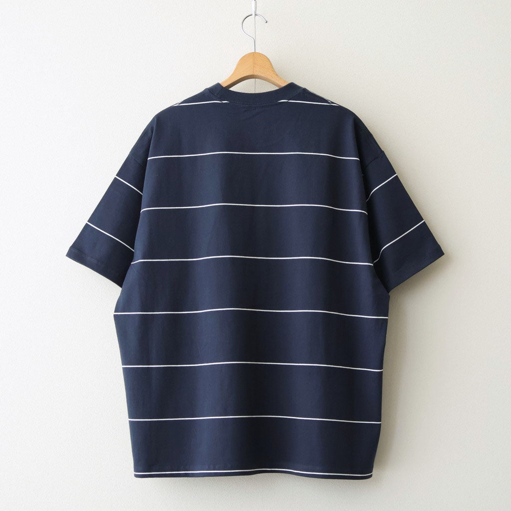 PIN BORDER S/S TEE #NAVY×WHITE [FSC261-70262] - ciacura 三重県