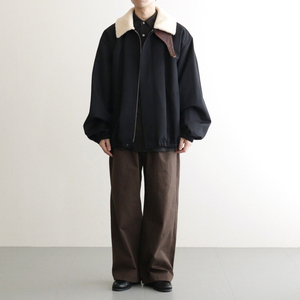 MOUTON COLLAR PADDED JACKET #DARK NAVY [ST.1377] - ciacura 三重県