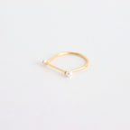Skinny Pearl Ring #GLD [12510908]