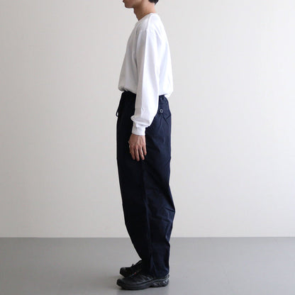 Garment Dyed Typewriter Parachute Pants #NAVY [GM243-40090]