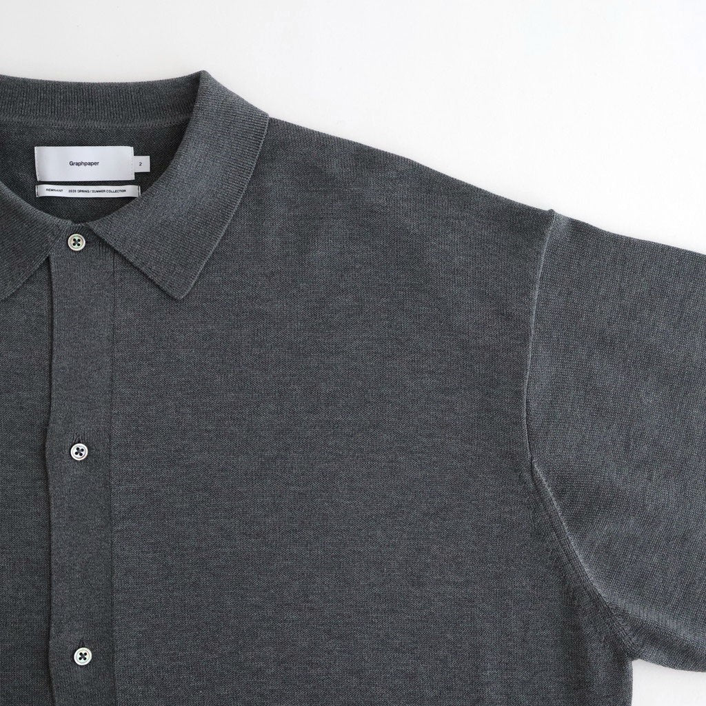 Suvin High Gauge Knit Oversized L/S Shirts #TOP GRAY [GU261-80263C]