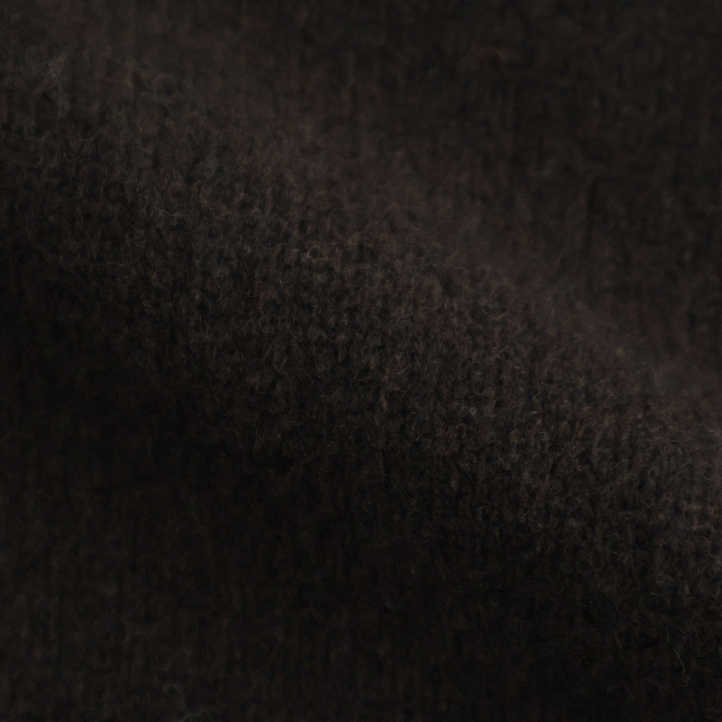 EXTRA FINE WOOL WARM KNIT TURTLE NECK LS #DARK BROWN [ST.1290]