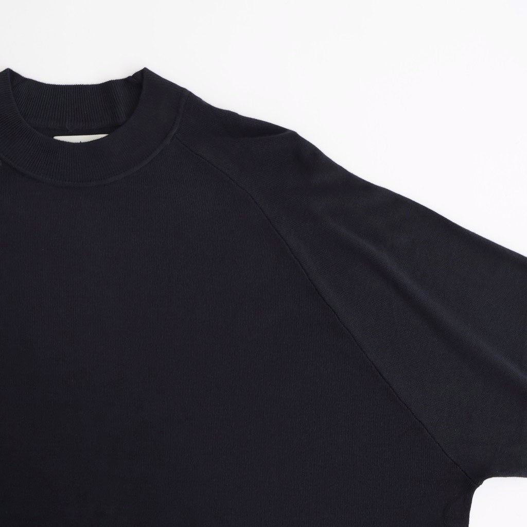 RAGLAN CREW NECK LS #BLACK [N0040]