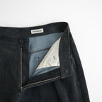 SUMI/INDIGO CORDUROY ASHLEY PANTS #BLACK [N0059]