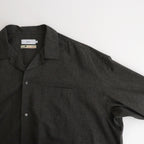 SIDOGRAS Cotton Herringbone Flannel Sleeping Shirt #BLACK [GM254-50044]