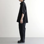 Solotex Twill S/S Oversized Box Shirt #BLACK [GM261-50159B]