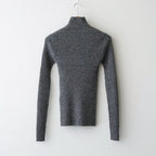 CASHMERE NEP KNIT TURTLE #MIX GRAY [A26AT04NE]