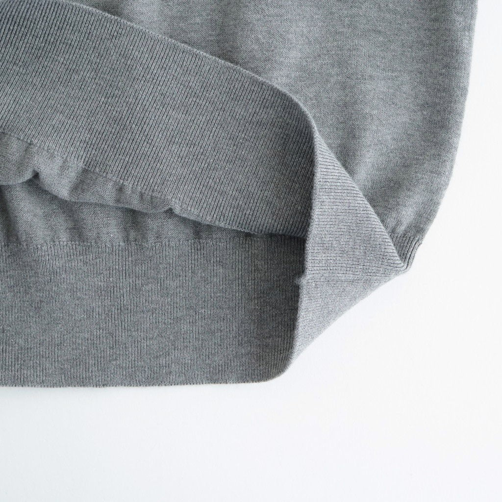 Cotton 14G Short Sleeve #GREY [I26SS-K5]