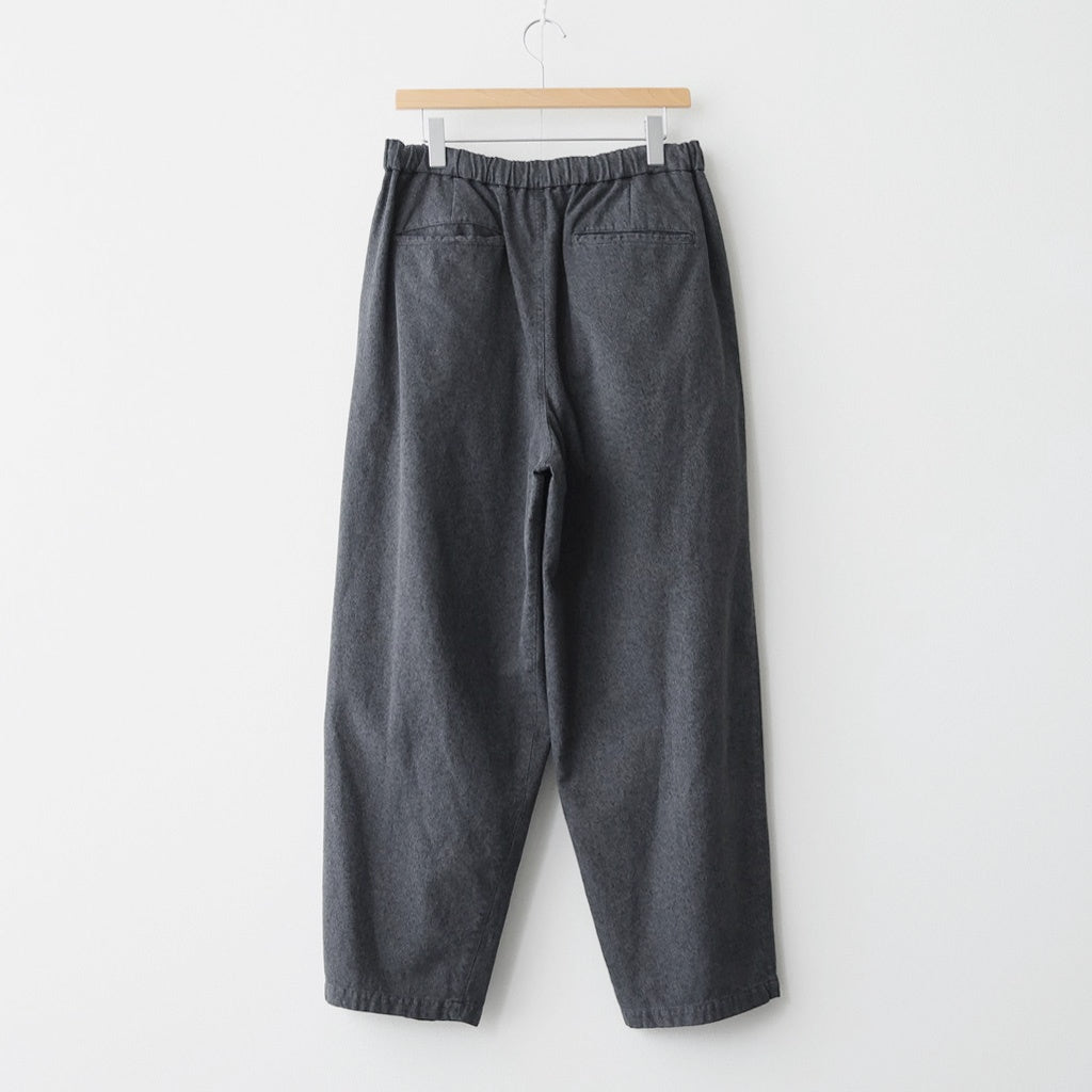 Sulfur Dyed Gabardine Two Tuck Easy Pants #GRAY [GM261-40201]