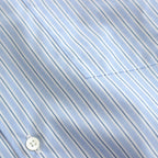 SIDOGRAS L/S Oversized Regular Collar Shirt #SAX STRIPE [GM252-50010]