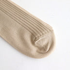 GIZA HIGH GAUGE SOCKS #BEIGE [A00S02SX-M]