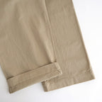 Chino Trousers - Wide Straight #KHAKI [11052601]