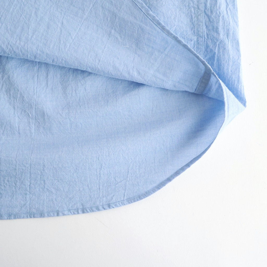 Button Shirt – Wide S/S #BLUE [11061113]