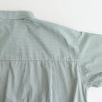 CORPORATE UNIFORM L/S SHIRT #GREEN STRIPE [FSC254-50021B]