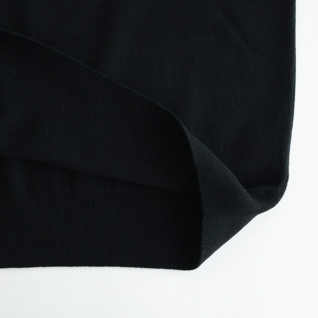 Fine Gauge Crewneck Sweater #BLACK [YK25FW01127S]