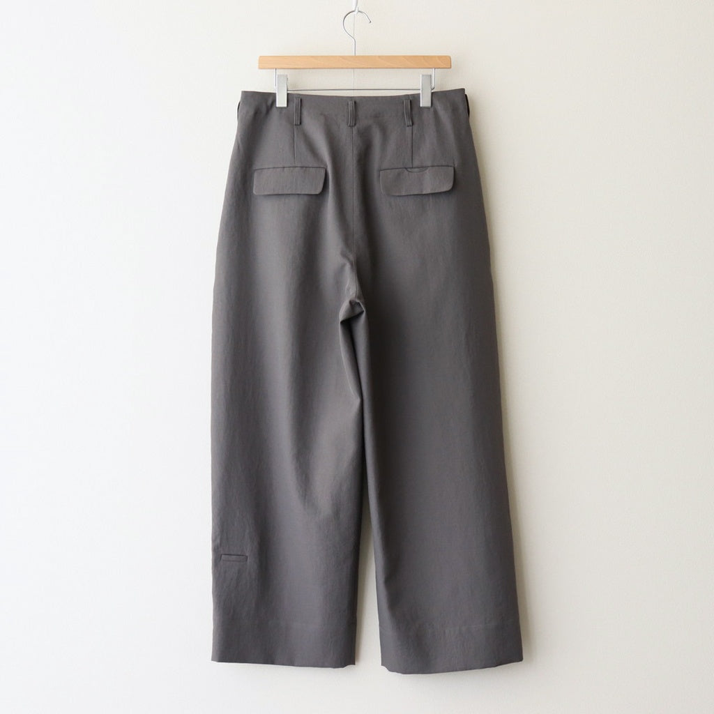 ドライポリシンプル2タックワイドPT #GRAY [D125-P453]