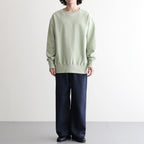 Plain Sweatshirt #Sage [OFH011PO41]