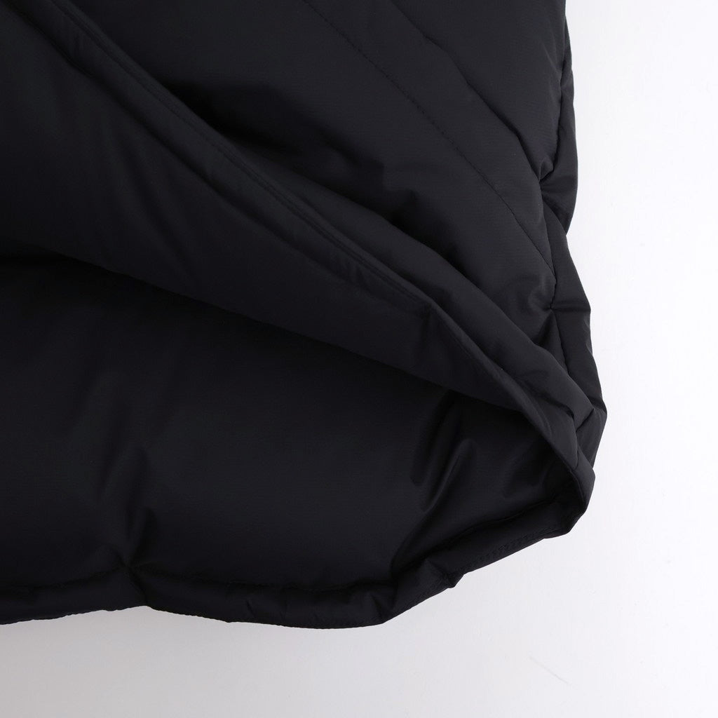 SUPER LIGHT NYLON RIPSTOP DOWN VEST #BLACK [A25AV02NL]