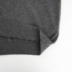 EXTRA FINE WOOL KNIT CREW NECK LS #GREY [ST.1634]