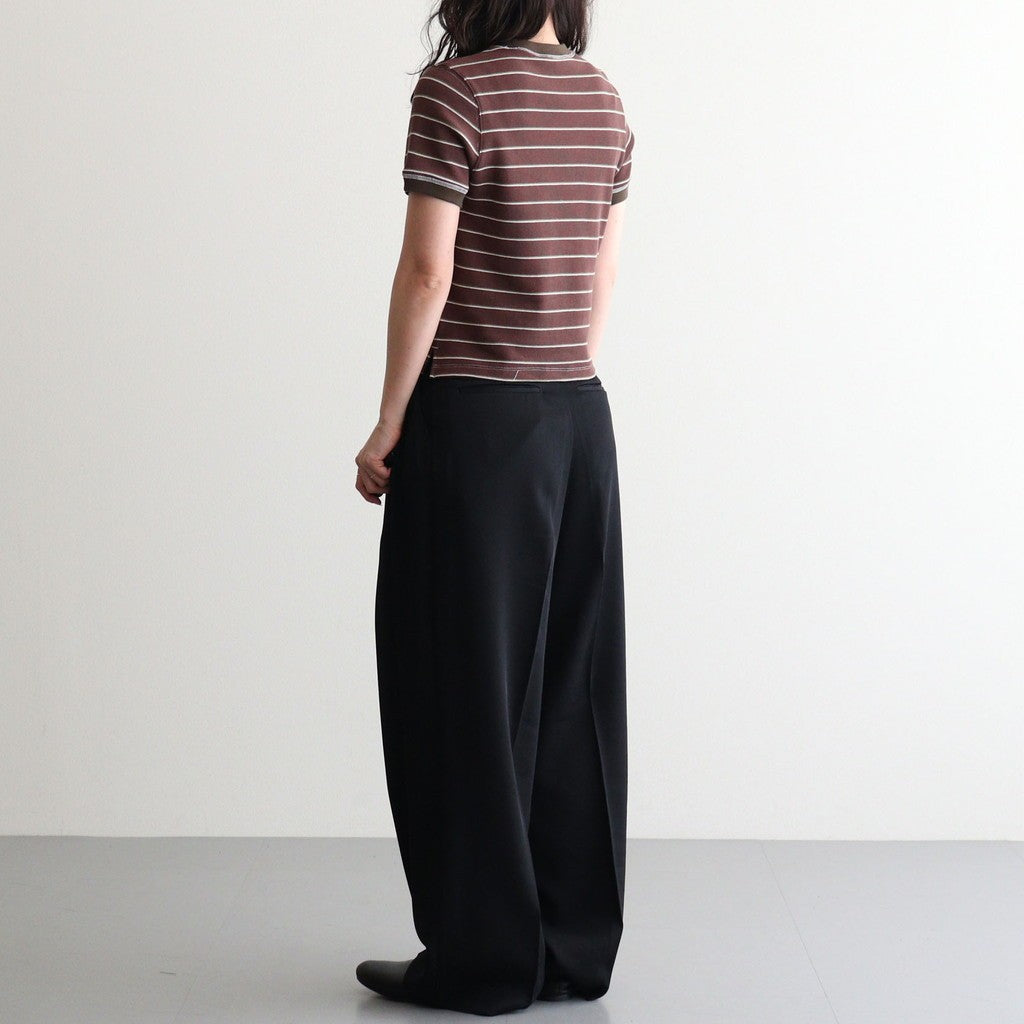 Border Ringer Tee #CHO [12610619] - ciacura 三重県四日市市の