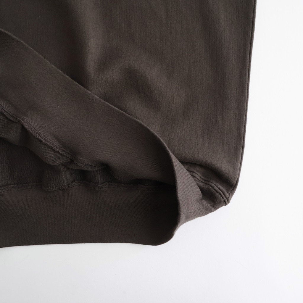 SUPER HIGH GAUGE SWEAT P/O #DARK BROWN [A26AP02CU]