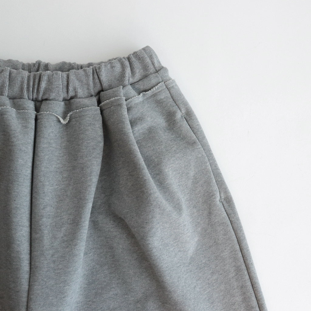 Wide SW pants #HEATHER GRAY [D124-P842]